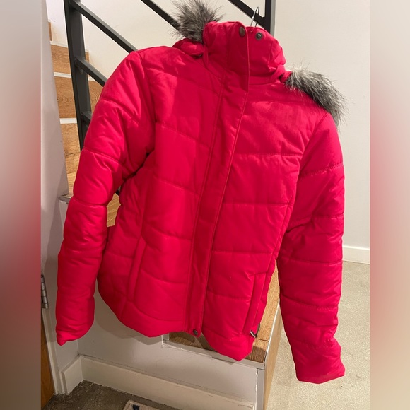 Columbia Jackets & Blazers - Women’s Columbia Down Fill Puffer Ski Jacket with removable faux fur hood trim